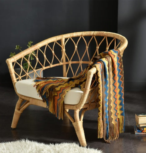 Fringed Knitted Small Blanket Napping Blanket Sofa Blanket EX-STOCK Canada 