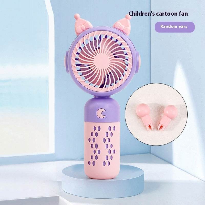 Small Handheld Fan Desktop Cartoon Mini Electric Usb Student Portable Gift - EX-STOCK Canada