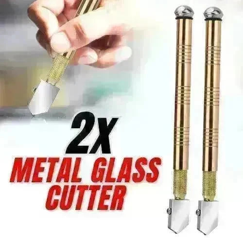 2Pcs Professional Glass Cutter Metal Carbide Precision Anti-Skid Cutting Tools - EX-STOCK CANADA