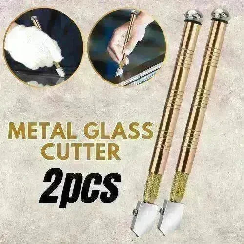 2Pcs Professional Glass Cutter Metal Carbide Precision Anti-Skid Cutting Tools - EX-STOCK CANADA