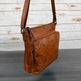 MET Flower Embossed Leather Crossbody Bag 