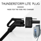 شاحن CCS1 إلى سيارة NACS | تيار متردد | فقط لشاحن Ford Pro وشاحن GM Powershift | قابس Thunderstorm Lite 