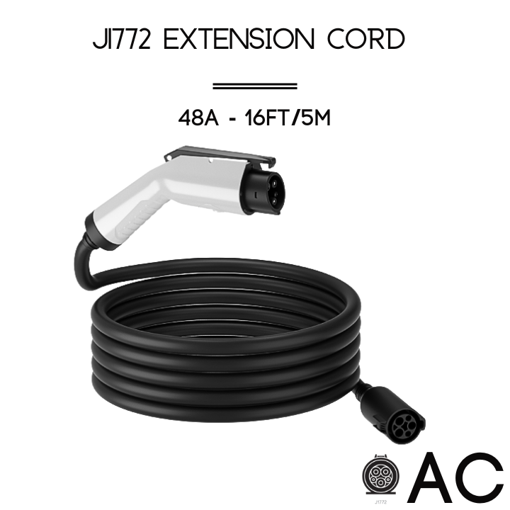 J1772 to J1772 Extension Cord | AC 