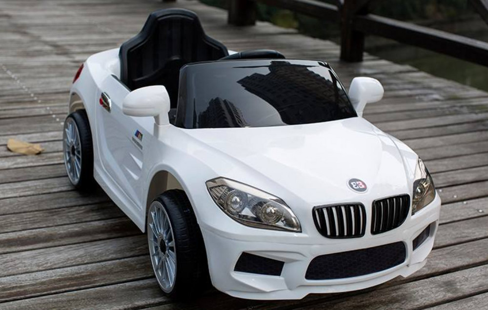 BMW Style 12V Kids Ride On Car with Remote Control with UPGRADED Leather Seat 