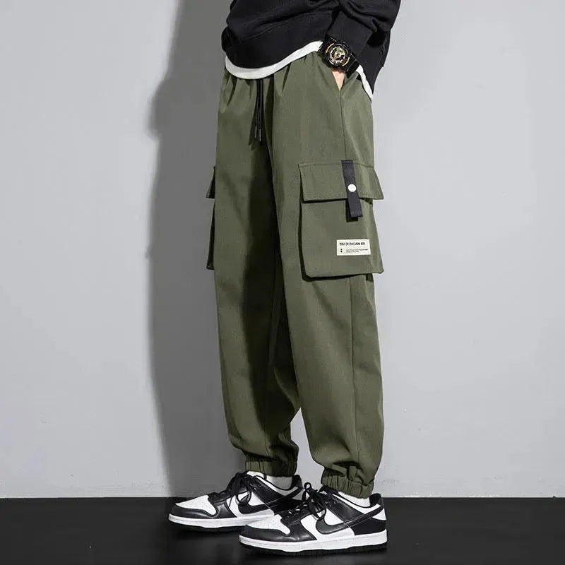 Plus Size Men's Workwear Bag Fall Loose Tappered Cargo Pant trouser - EX-STOCK CANADA