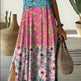 Spring Summer Vacation Resort Beach Slit Boho maxi dress - EX-STOCK CANADA