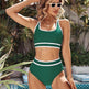 Bikini Tight-fitting Solid Color Swimsuit For Women - EX-STOCK Canada