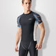 Lycra Men's Rashguard Swimming Suit Short Sleeve New Split Rash Guard Diving Suit Tight Qucik Dry Surfing Swimwear 