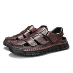 Men's Simple All-match Leather Non-slip Sandals  EX-STOCK CANADA