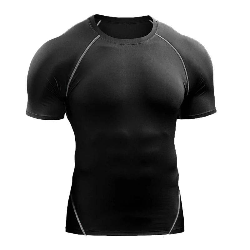 Quick Drying Men Short Sleeve Exercise Running Workout T-shirt Top - EX-STOCK Canada