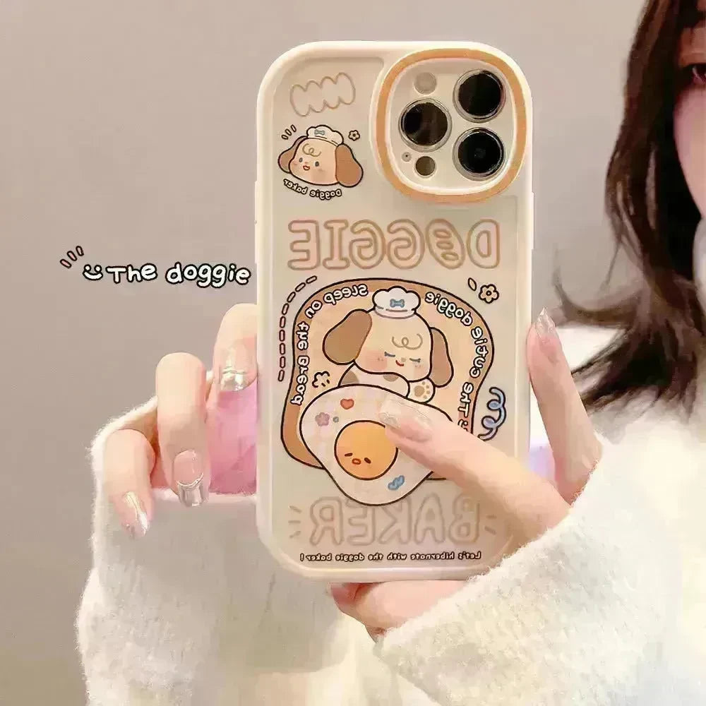 TPU Frosted Silicone Cartoon iphone Case - EX-STOCK CANADA