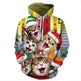 Digital Print Loose Baseball Jacket Hooded Sweatshirt EX-STOCK Canada 