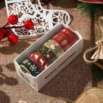 Creative Christmas Gift And Paper Adhesive Tape Journal Tape Christmas Decoration Material Cute Christmas Tape - EX-STOCK CANADA