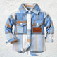 Baby Boy Cashmere Flannel Checkered button Shirt jacket kids - EX-STOCK Canada