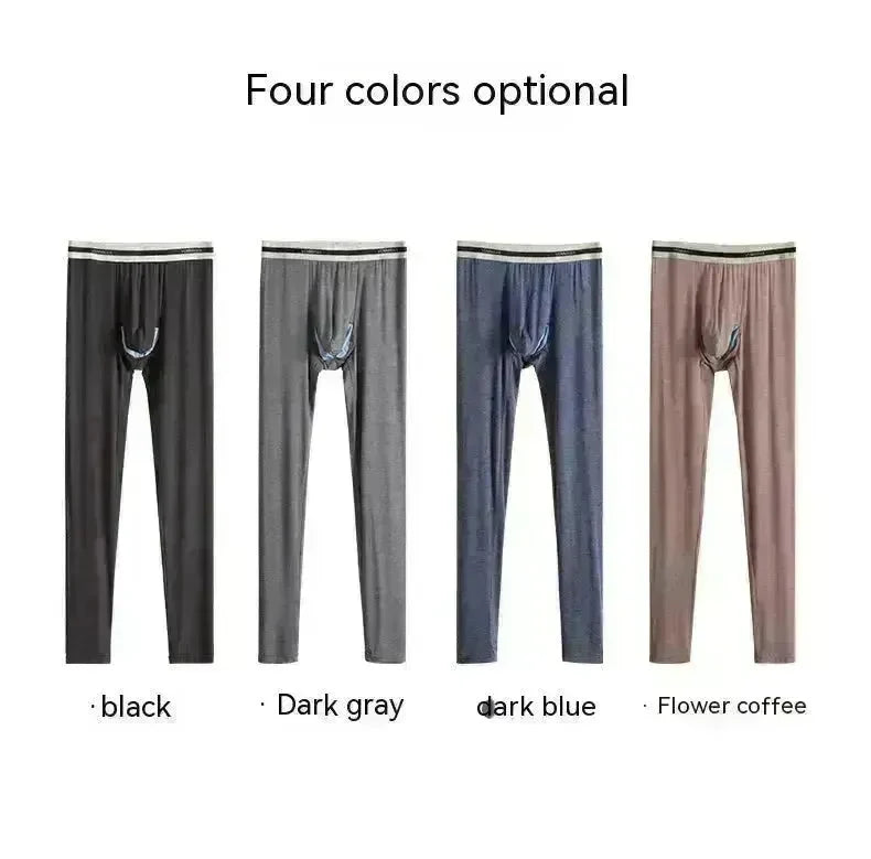 Rhinoceros Horn Big Bag Autumn Long John Pouch panties men's underwear - EX-STOCK CANADA