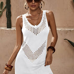 European And American V-neck Beach Knitting Bikini Swimsuit - EX-STOCK Canada