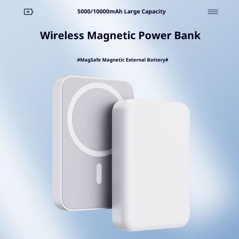 Bi-directional Fast Charging Magnetic Wireless Power Bank EX-STOCK Canada 