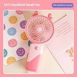 Small Handheld Fan Desktop Cartoon Mini Electric Usb Student Portable Gift - EX-STOCK Canada