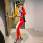 Tie-Dye 2pcs Women Long sleeve Drawstring Sweatsuit Outfit set - EX-STOCK Canada