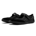 Wide-Toe Mary Jane Shoes | Breathable Mesh Lightweight Women's Casual Sneakers black