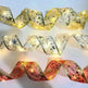 LED Lights Hot Stamping Double-layer Ribbon Christmas Decorations - EX-STOCK CANADA