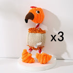 Pet Toy Donkey Shape Corduroy Chew Toy For Dogs Puppy Squeaker Squeaky Plush Bone Molar Dog Toy Pet Training Dog EX-STOCK Canada 