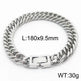 Cuban Link Chain Trimming Chain Jewelry Buckle Titanium Steel Bracelet - EX-STOCK Canada