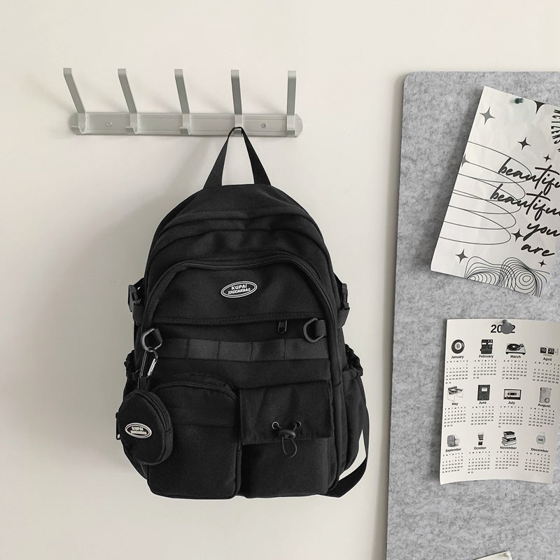 High School And College Student College Style Computer Bag Couple Backpack EX-STOCK