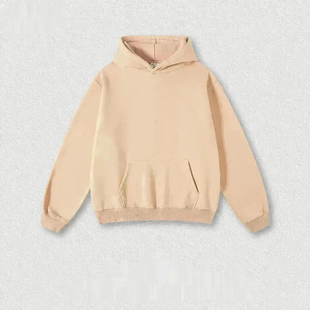 Men's Fashion Retro Velvet Hoodie Sweatshirt Pullover top - EX-STOCK CANADA