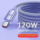 120W Data Cable Type-C Mobile Phone Charging Cable - EX-STOCK CANADA