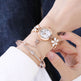 Women's Bracelet Watch Flower Disk Two-piece Bracelet Set - EX-STOCK Canada