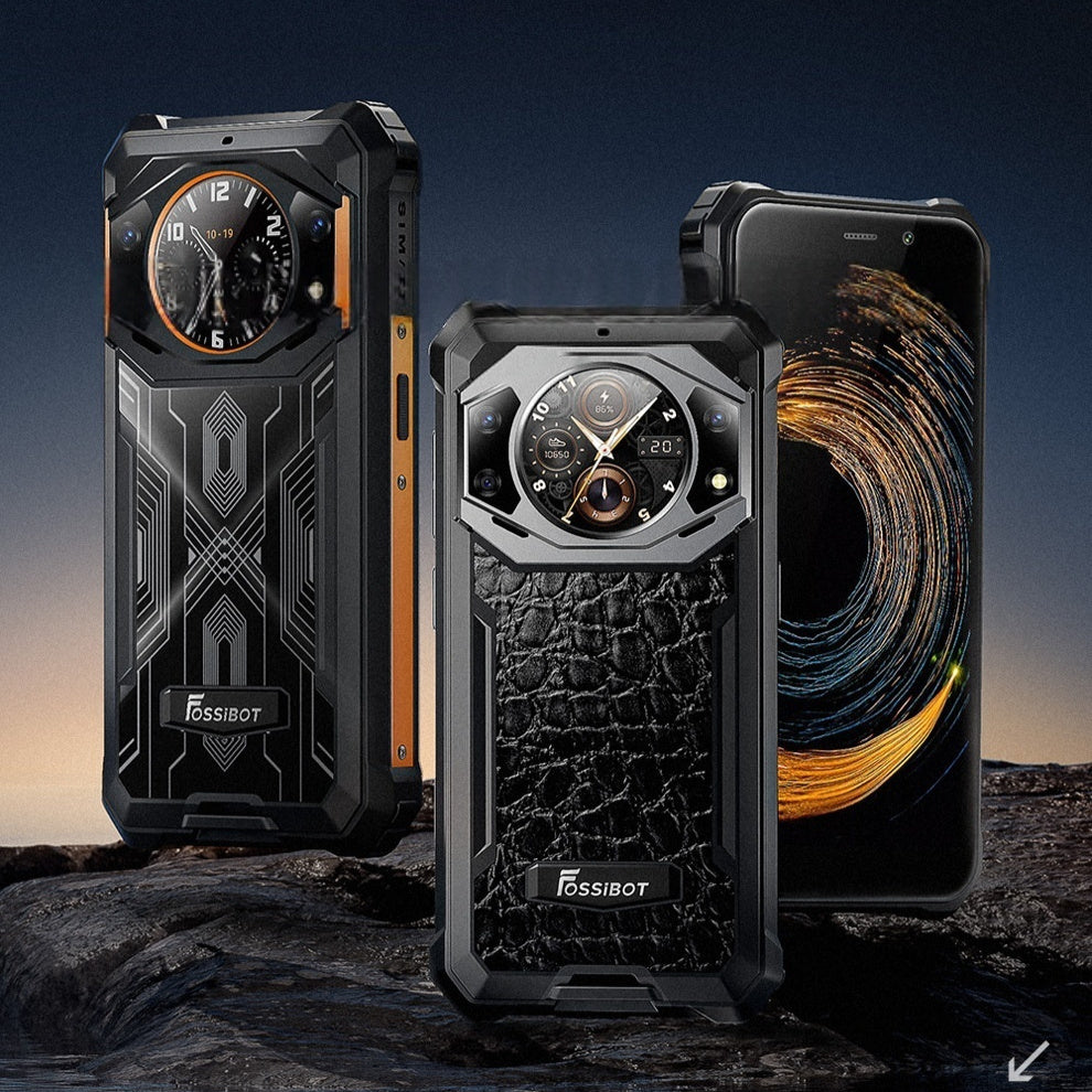 Fossibot F101 Pro Rugged Outdoor Smartphone – 5.45" Android, Waterproof, 4000mAh (Black)