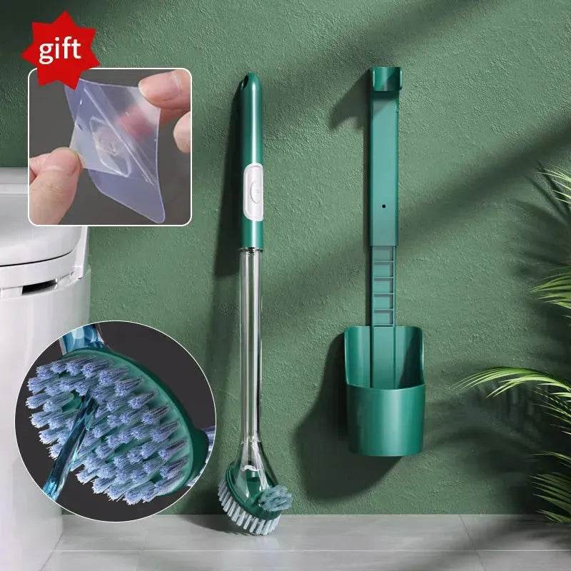 Household Sturdy Bristle strong silicone Toilet brush - EX-STOCK Canada