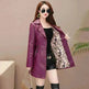 Elegant Fashion Slim fit Long Sleeve Leather Mini Blazer Dress - EX-STOCK CANADA