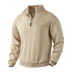 Casual Autumn Winter Half Zip Stand Collar Pullover Sweater top Men - EX-STOCK Canada