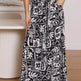 Printed Comfortable Casual High Waist Wide-leg Floral Palazzo Trousers women - EX-STOCK Canada