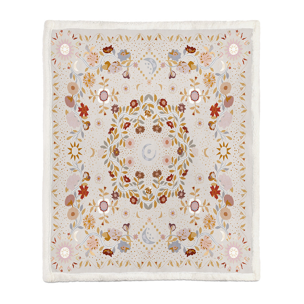 Flannel Blanket Air Conditioning Blanket Napping Blanket EX-STOCK Canada 