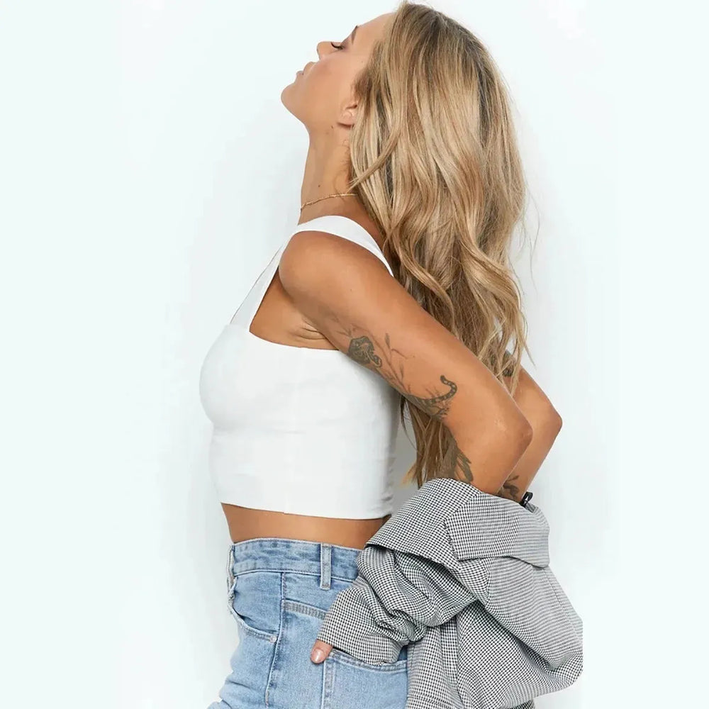 Summer New Fashion Women Crop Top Sexy Sleeveless Tank Tops - EX-STOCK CANADA