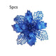 Glitter Artifical Christmas Flowers Christmas Tree Decorations For Home Fake Flowers Xmas Ornaments New Year Decor - EX-STOCK Canada