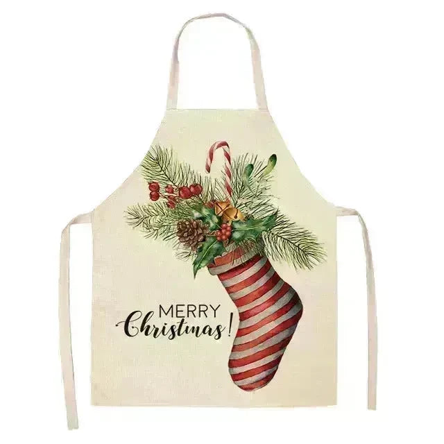 Personalized Christmas Aprons gifts idea for chefs bakers - EX-STOCK CANADA
