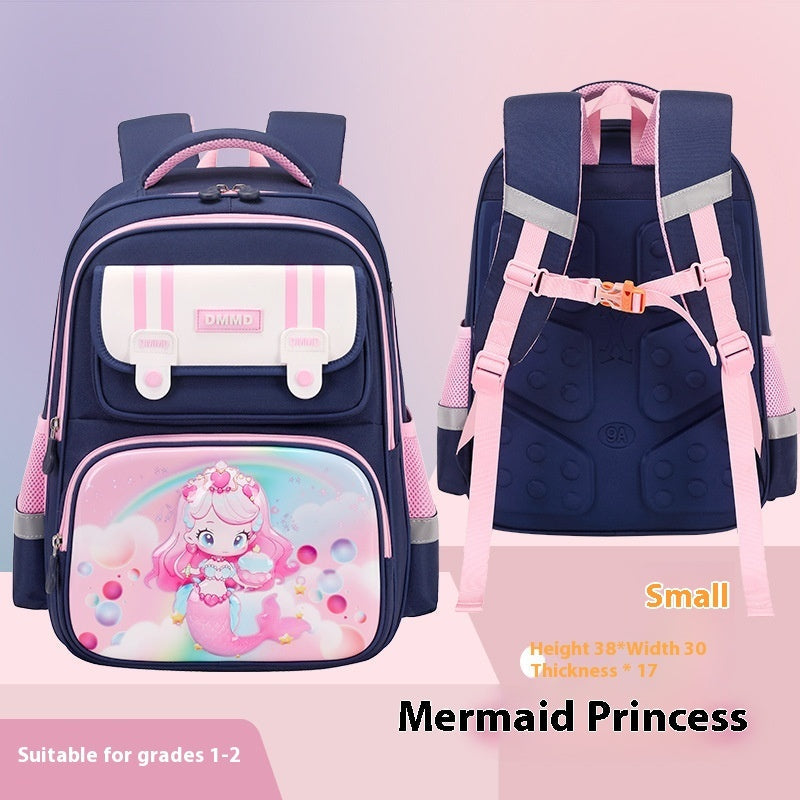Large Capacity Waterproof Super Light Schoolbag Student Female EX-STOCK