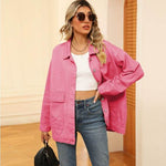 New Versatile Slimming Retro Classic Loose Denim Jacket Top Wish Women EX-STOCK Canada 