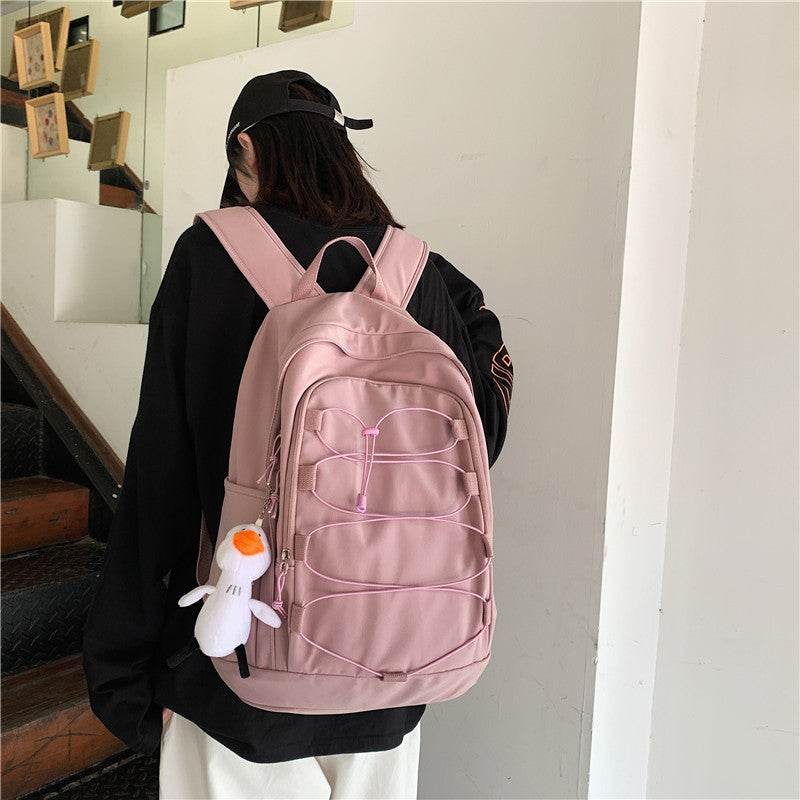 Simple Take Korean Backpack Large-capacity Backpack - EX-STOCK Canada