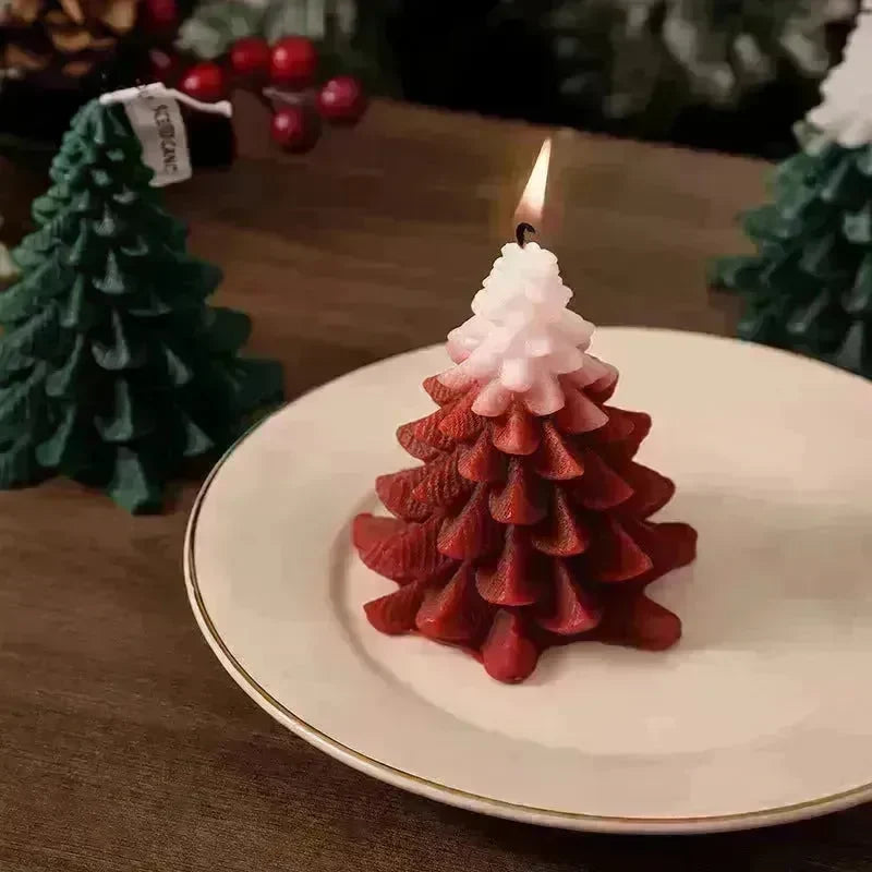 Christmas Tree Silicone Molds For DIY Christmas Creative Atmosphere Decoration Handmade Fragrant Candles - EX-STOCK CANADA