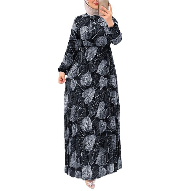 Women's Fashion Waist-controlled Muslim Dress EX-STOCK Canada 