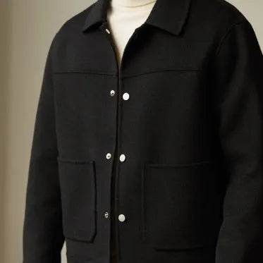 Men's Short Double-faced Woolen Goods Jacket - EX-STOCK Canada