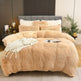 4PCs Plush Duvet Cover Set Luxury Ultra Soft Velvet Duvet EX-STOCK Canada 