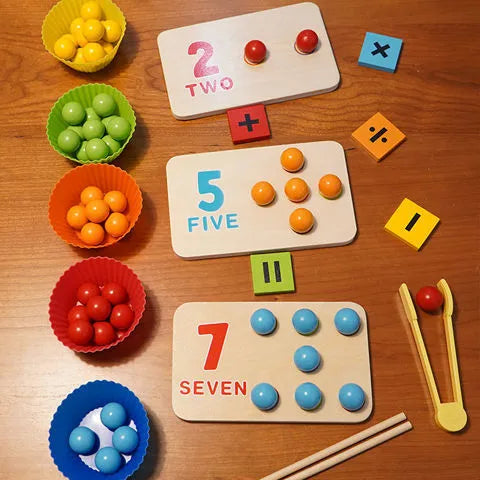 Early Child Education Number Cognitive flash card - EX-STOCK CANADA
