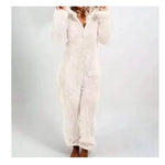 Women Polar Bear Winter hooded pajamas Jumpsuit Lounge wear Sleep wear - EX-STOCK Canada