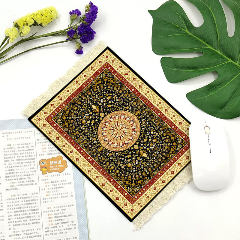 Office mouse pad, Suede fringe mouse pad Hot rubber  Bohemian style Hypersku